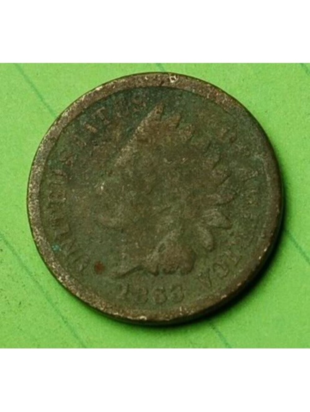 X36 1863 Indian Head Cent Penny 1c - Check Out Our eBay Store - old coin money